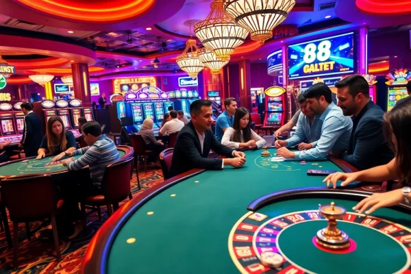 Experience the thrill of https://f8beta2.me/ at a lively casino with players enjoying table games and slots.