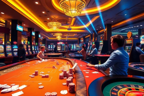 SHBET brings vivid casino excitement to life with players enjoying Blackjack, Roulette, and stunning slot machines.