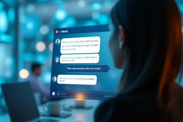 Engaging AI sex chat interface offering interactive conversations with personalized responses.