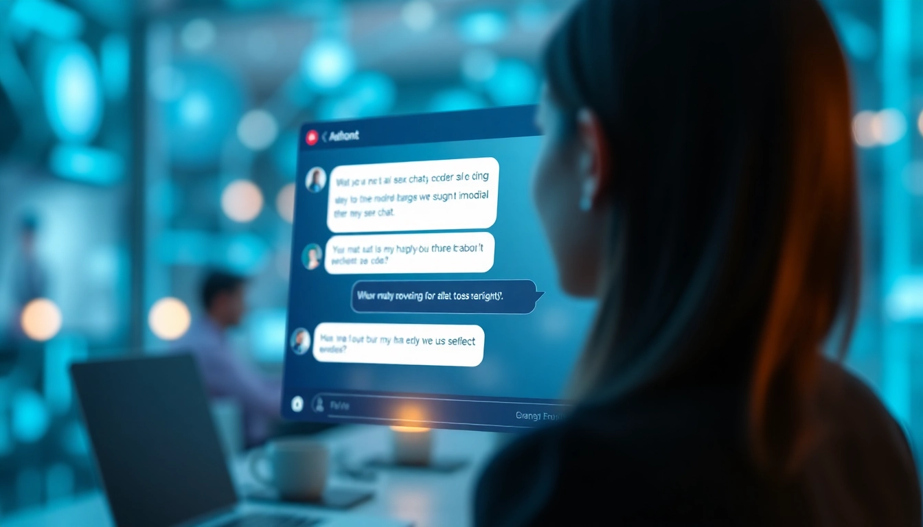 Engaging AI sex chat interface offering interactive conversations with personalized responses.